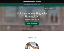 Tablet Screenshot of hagmeierhomes.com